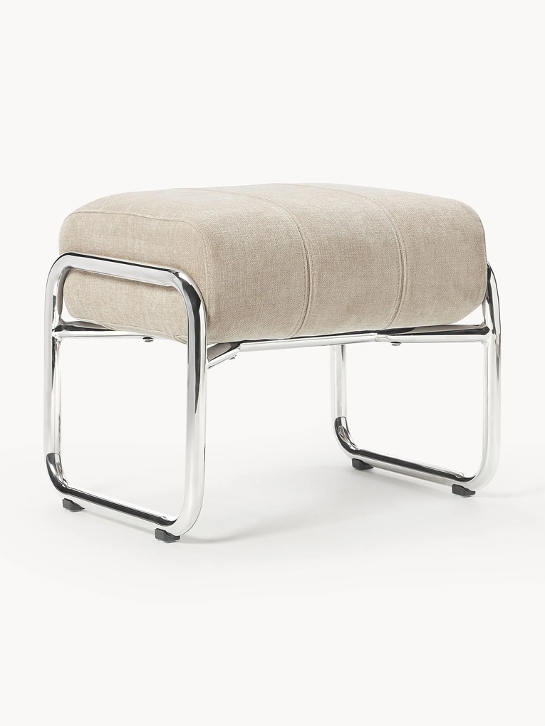 Gestoffeerde poef Marcel