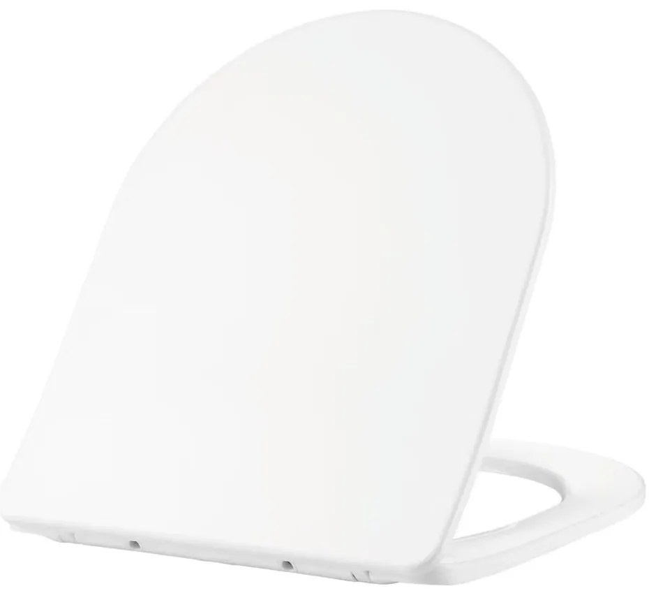 Mueller Rivel softclose toiletzetting met deksel wit mat