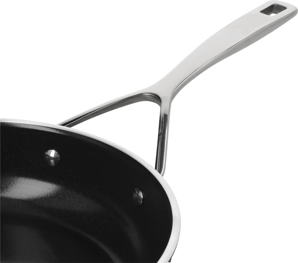 Demeyere Alu Pro 5 Hapjespan met lange steel Ceraforce 24 cm - Alu Pro 5 - Demeyere