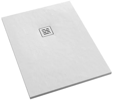 Aco Showerdrain douchevloer - 140x90x3.5cm - lichtgewicht composiet - antislip - mat wit 913410