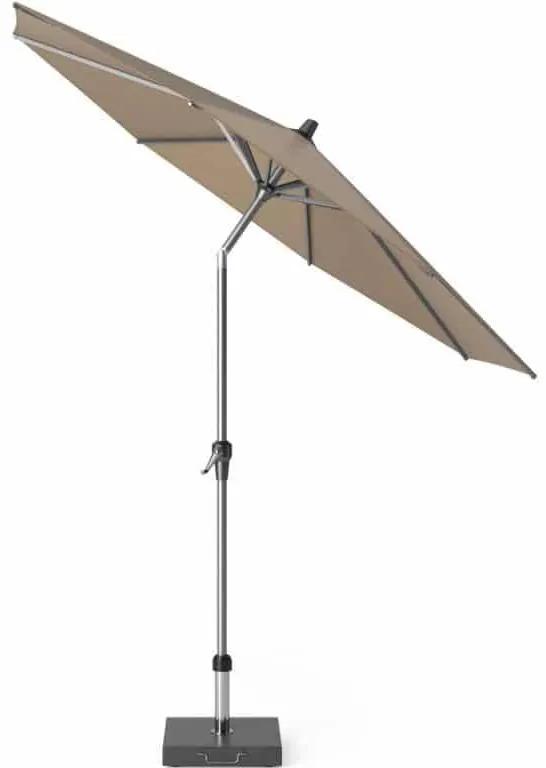 Riva parasol 270 cm rond taupe met kniksysteem