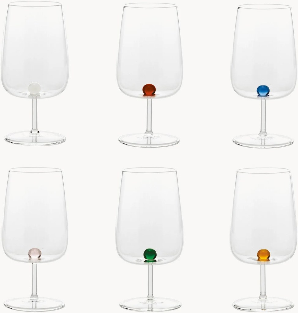 Mondgeblazen tumbler Bilia, 6-delig