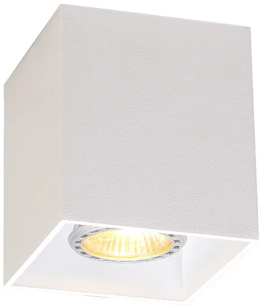 Design opbouwspot wit GU10 50mm  - Qubo