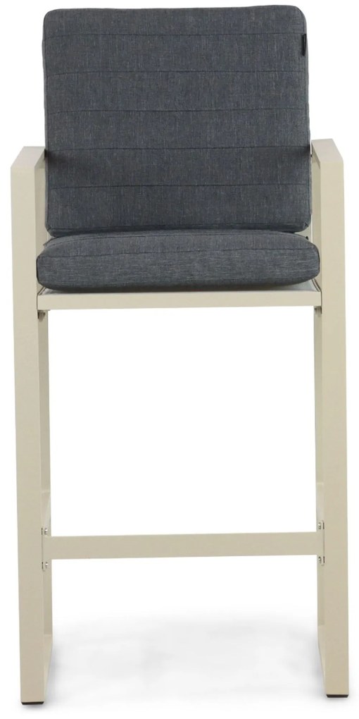 Barstoel Aluminium Taupe-naturel-bruin Lifestyle Garden Furniture Nuno