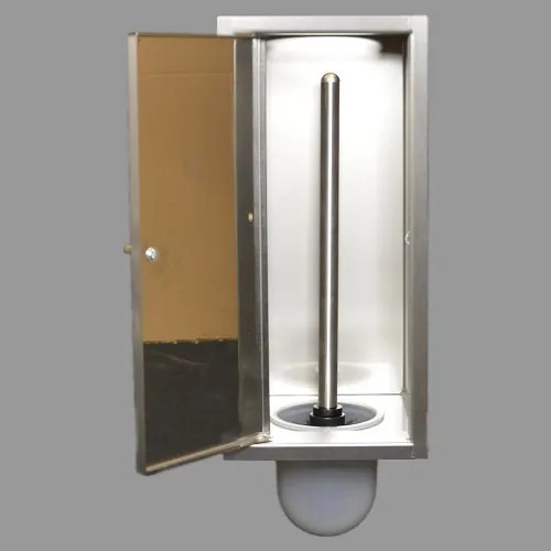 Etsero Brush-up inbouw toiletborstel RVS geborsteld