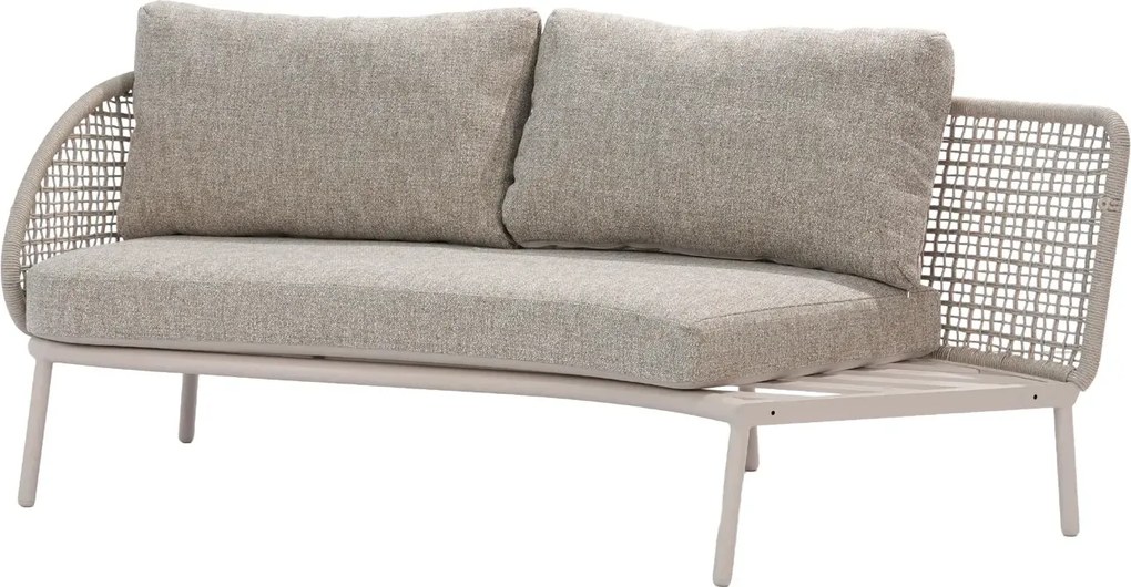 Taste by 4 Seasons Wave low dining loungeset Linen Voetenbank   beige weerbestendig