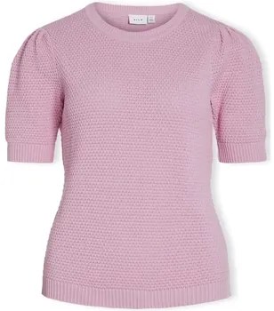 Blouse Roze Vila  Noos Dalo Knit  S/S - Pastel Lavender