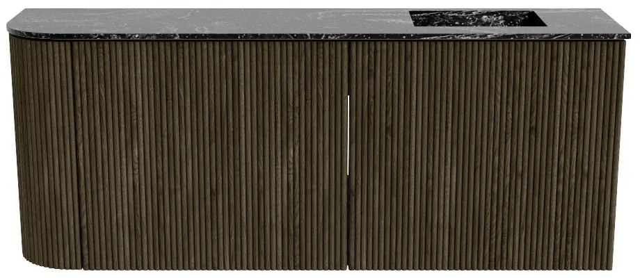 Mondiaz Joya DLux 100cm toiletmeubel ronding links shadow met wastafel faye rechts zonder kraangat lava