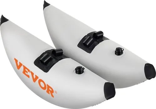 VEVOR Kayak Outrigger Stabilisator 2,1 - 2,4 m Verstelbare Lengte Peddelboot, 36 cm Brede Drijfstabilisatorset, 2 Stuks Wildwaterkajak, PVC Drijfvermogen Balans Accessoire voor Opblaasbare Kano's