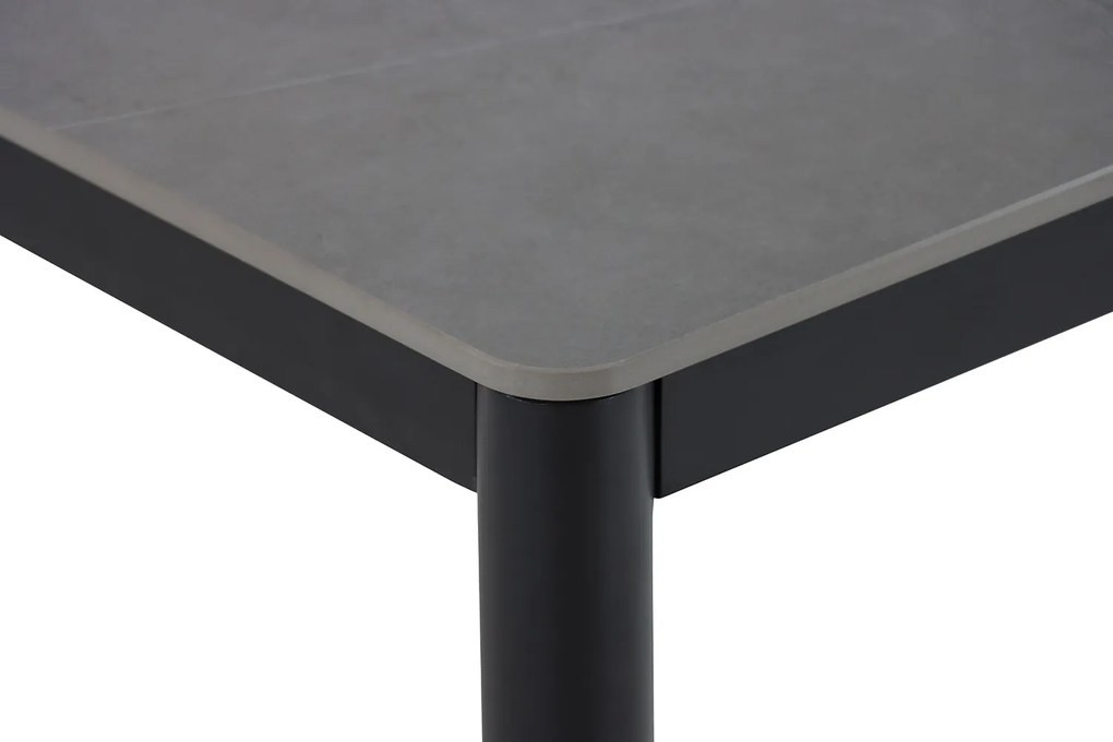 Dining Tuintafel rechthoekig 180 x 90 cm Aluminium/keramiek Grijs Como