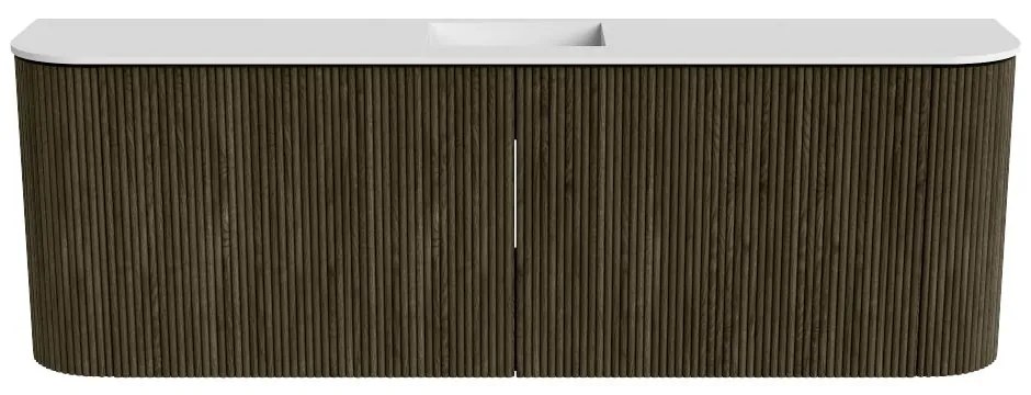 Mondiaz Joya 125cm toiletmeubel ronding links/rechts shadow met wastafel faye midden 1 kraangat talc