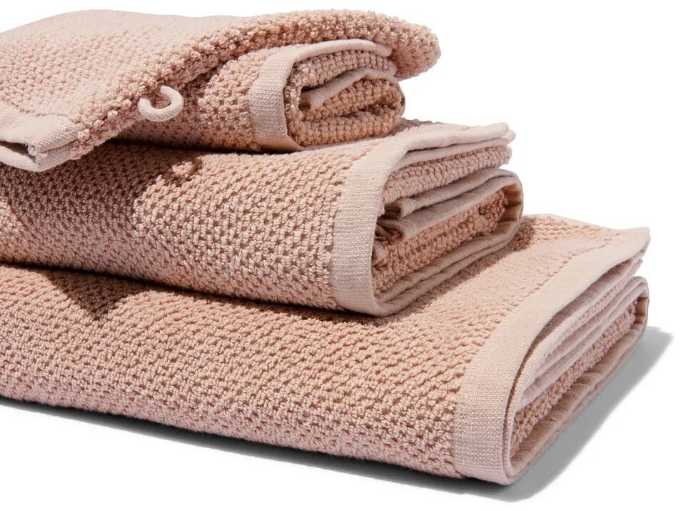 HEMA Handdoeken Tweedekans Recycled Katoen Lichtroze (lichtroze)
