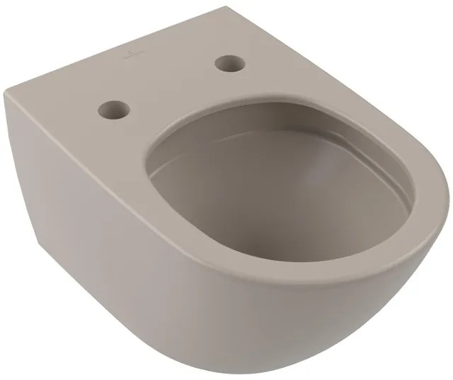 Villeroy & Boch Antao Diepspoelcloset zonder spoelrand - wandhangend - met TwistFlush - Almond CeramicPlus 4674t0am
