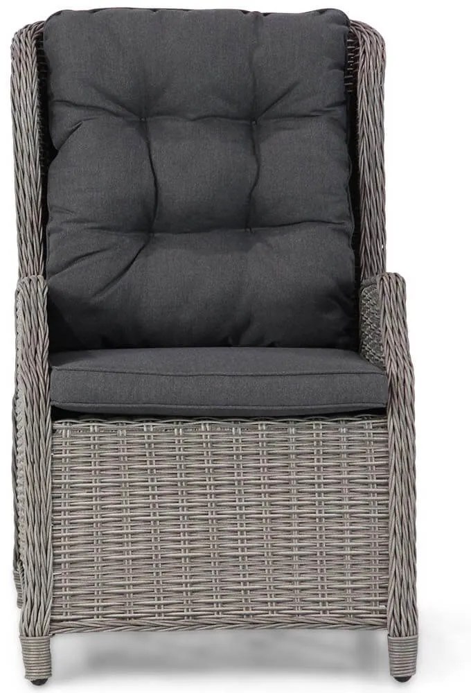 Tuinstoel Wicker Grijs-antraciet Garden Collections Edingburgh