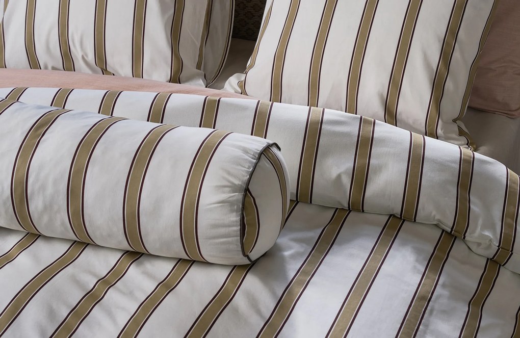 vtwonen Fun Stripe Round Cushion Sierkussen Sand – Bij Swiss Sense