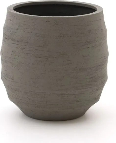 + 15% kassakorting | Bloempot Luca Lifestyle Bordo | Taupe Kunststof  | ø55cm | Geschikt voor buiten en binnen | Kees Smit Tuinmeubelen