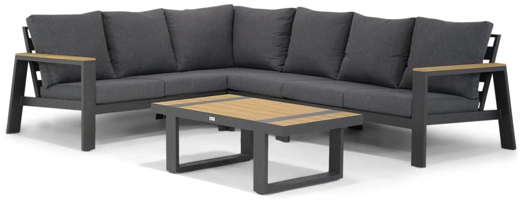 Hoek loungeset 6 personen Aluminium Grijs Lifestyle Garden Furniture Marietta