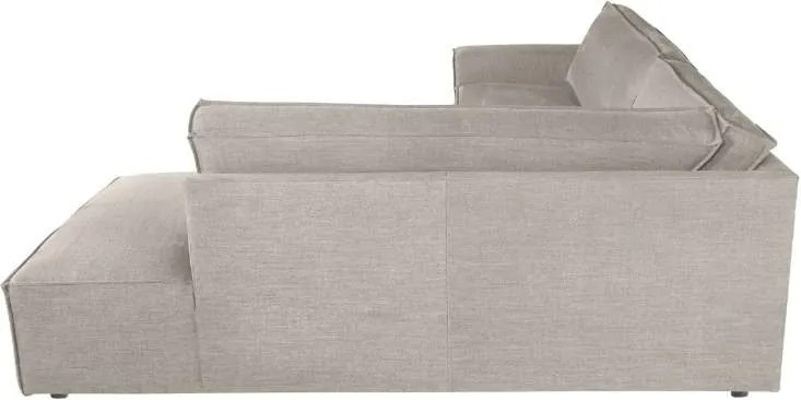 Hoekbank - Marken - rechts - Bjorn grof geweven beige 24