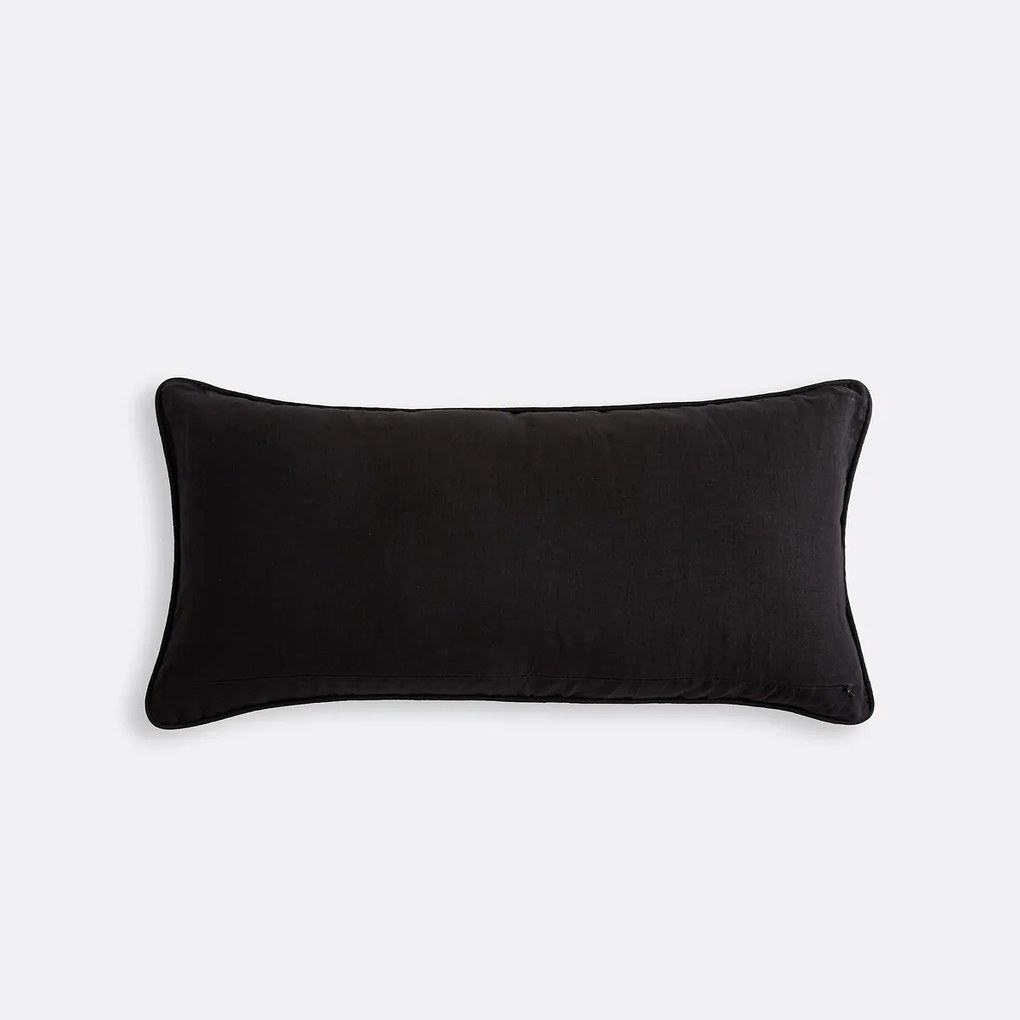 Geborduurde kussenhoes, katoen en linnen, ENYO