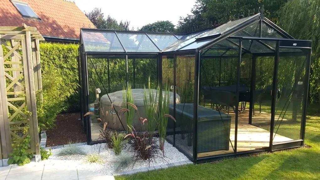 ACD tuinkamer Babette - 3,77 x 5,19m - Blackline