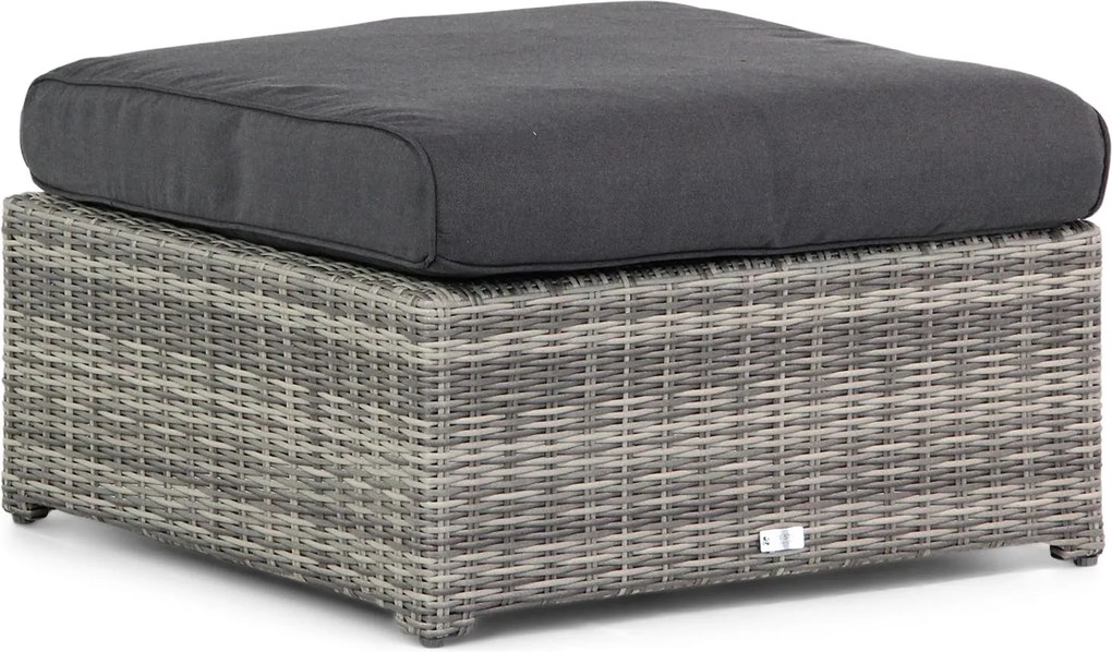 Stoel en Bank Loungeset 4 personen Wicker Grijs  Garden Collections Giardino