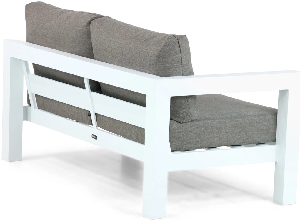 Hoek loungeset 5 personen Aluminium Wit Lifestyle Garden Furniture Luca