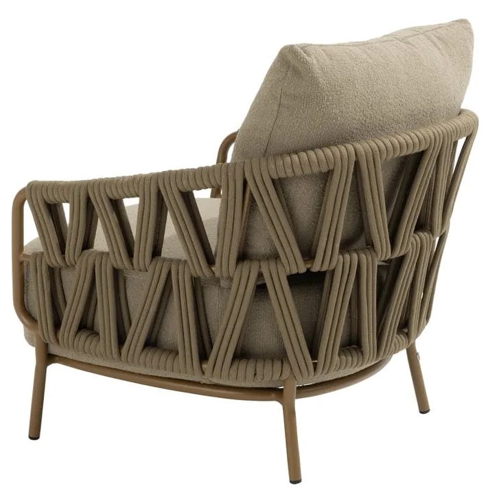 4 Seasons Outdoor Biarritz loungestoel amber Loungestoel   beige weerbestendig