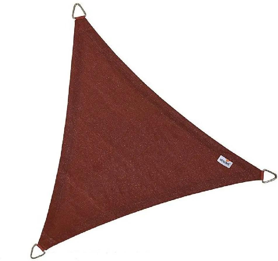 Schaduwdoek - Nesling - Coolfit - Terracotta - Driehoek 5,0 x 5,0 x 5,0 m