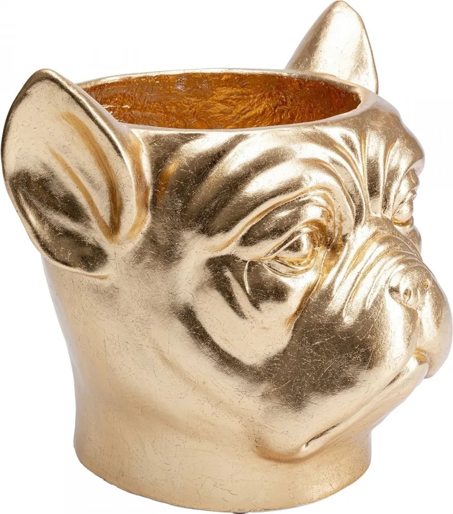 Bulldog Plantenbak Goud