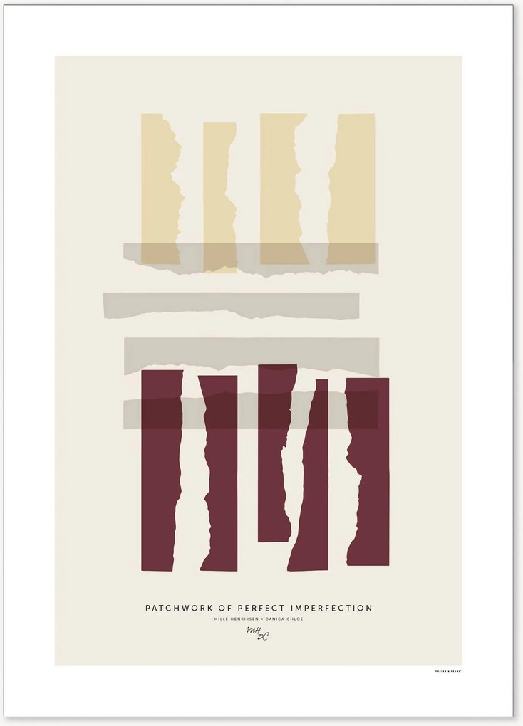 Ingelijste print Perfect Imperfection - No. 3