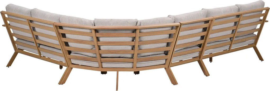 Garden Impressions Ariane loungeset 5-delig - light teak look