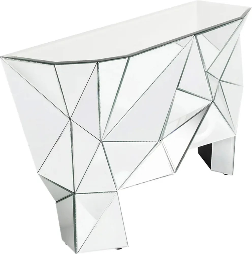 Design Sidetable Spiegelglas - 126 X 38.5cm.