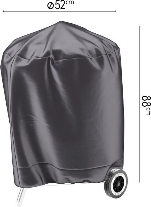 Platinum Aerocover BBQ-hoes - Ademende hoes voor ronde BBQ van Ø47cm