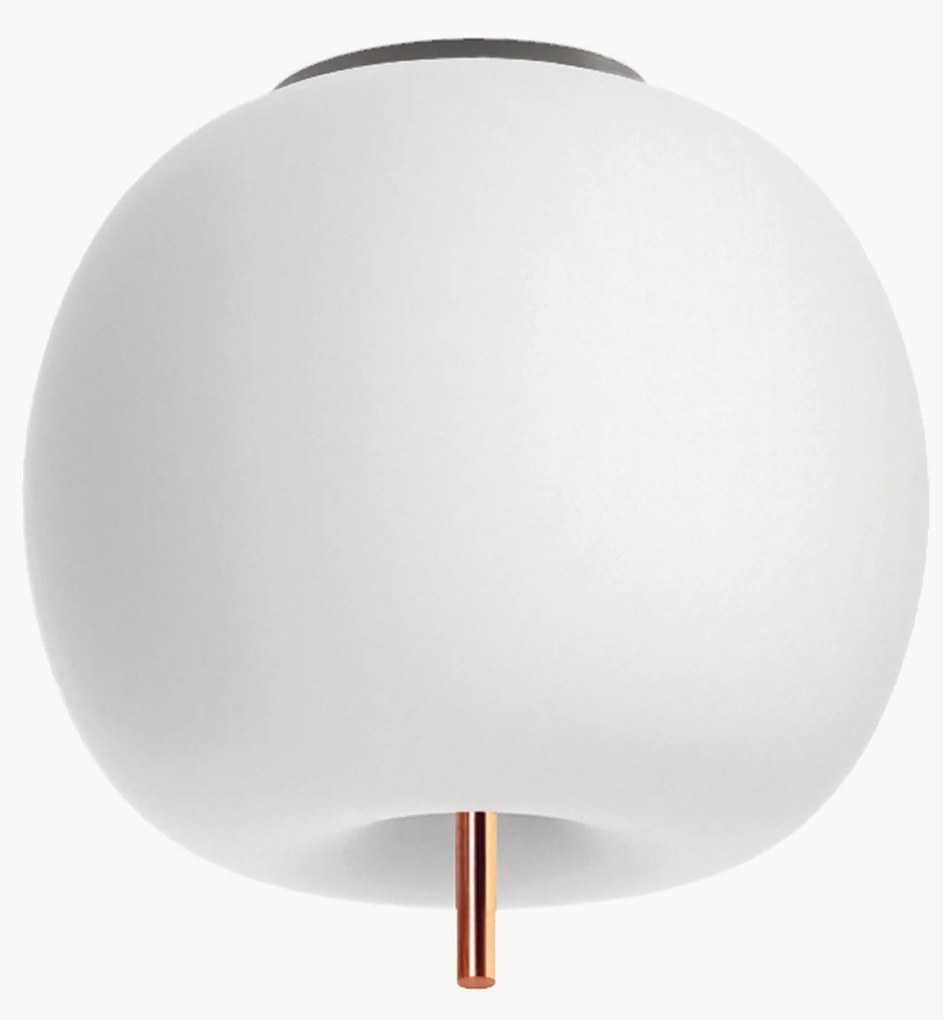 Dimbare plafondlamp Kushi, mondgeblazen