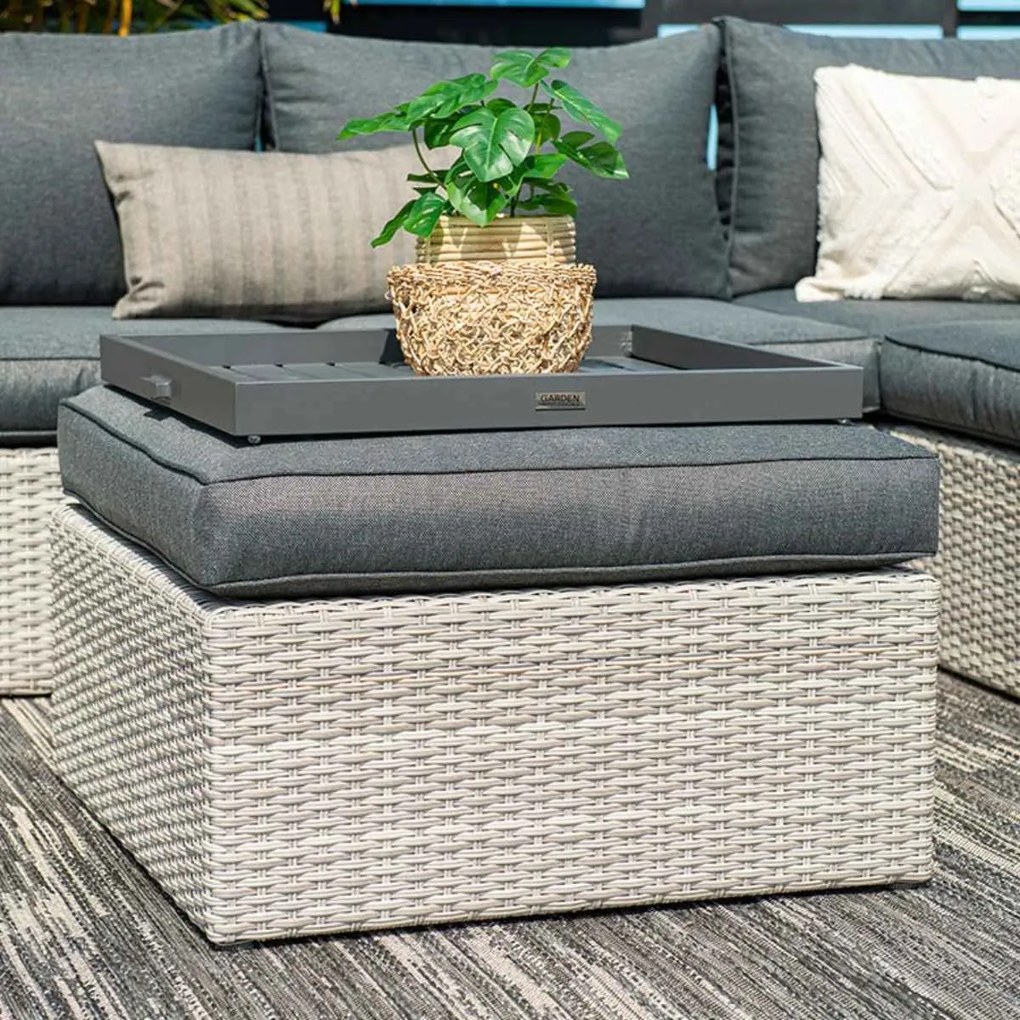 Garden Impressions Bruno loungeset 4-delig - licht grijs