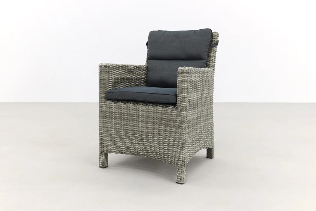 Wicker tuinstoel Oliva - Paloma grijs