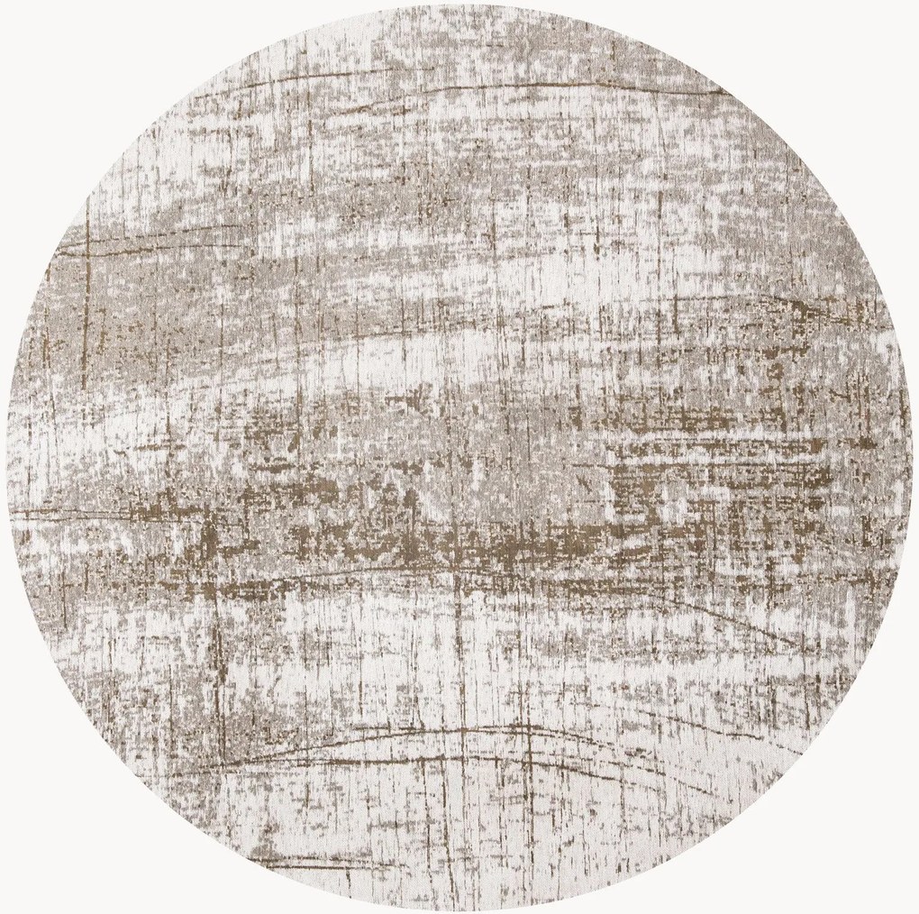 Wasbaar rond jacquard in- en outdoor vloerkleed Griff