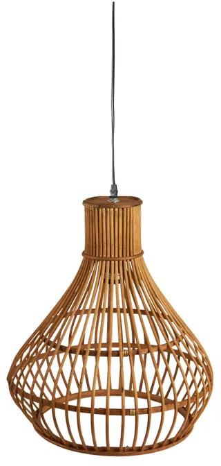 Bamboe hanglamp - lichtbruin - ⌀35.5x43 cm