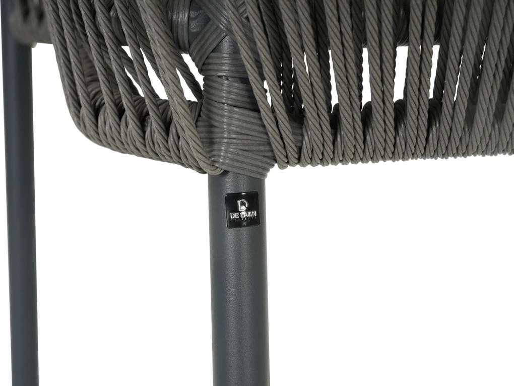 Barstoel Rope Grijs-antraciet De Laan Marbella