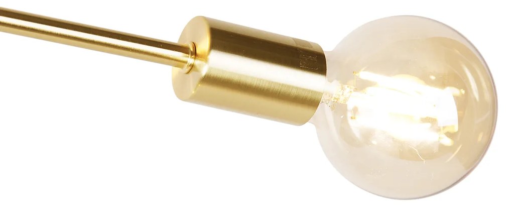 Smart hanglamp messing 6-lichts incl. Wifi G95 - Sydney