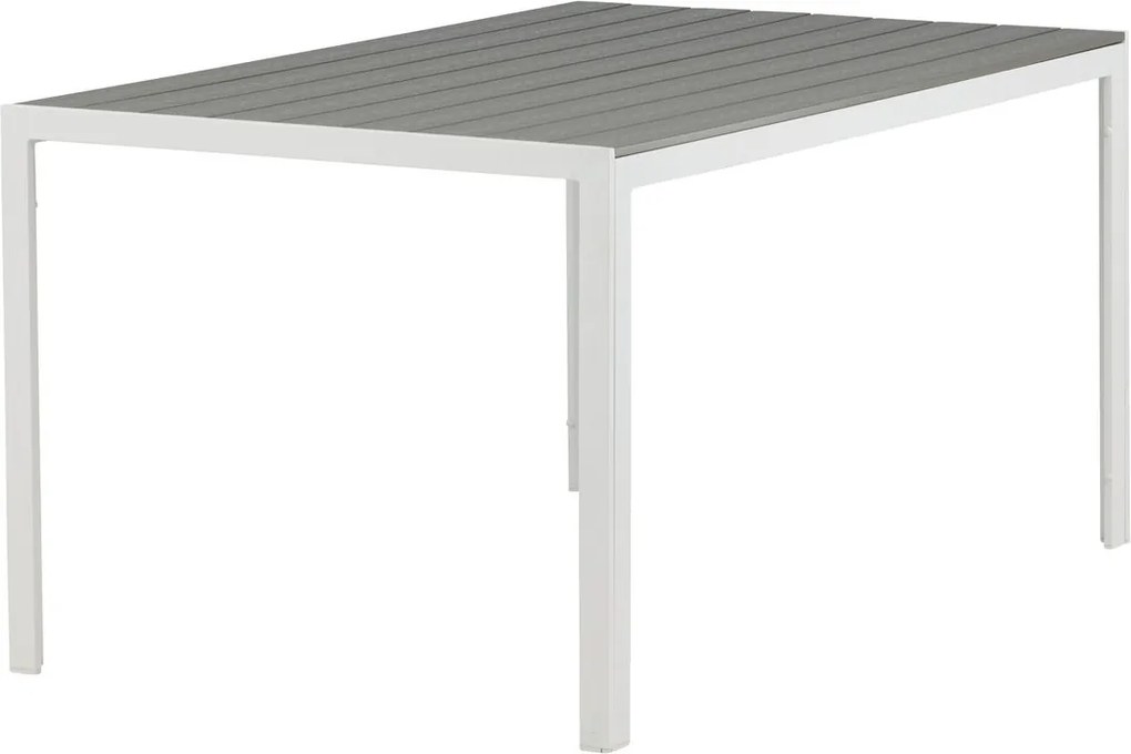 The Outsider Tuintafel - Toscane - Wit/Grijs - Alu/Polywood - 150x90 cm - The Outsider