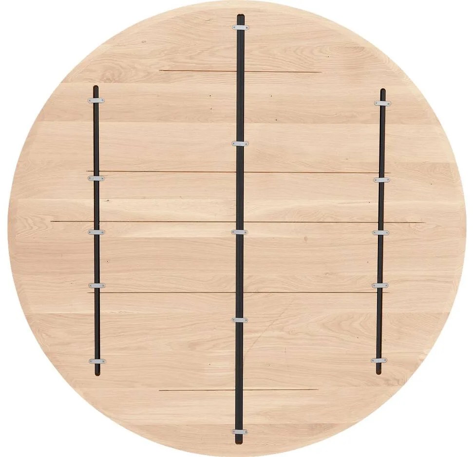 Goossens Excellent Eettafel Ferris Piramide Poot, Rond 120 x 120 cm