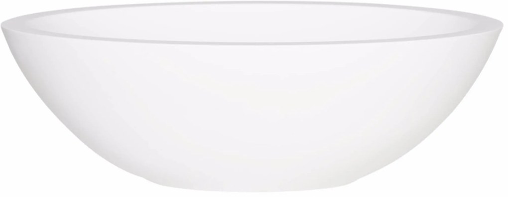 Ben Samantha Opbouwkom ovaal 50x35x16 cm Mat Wit