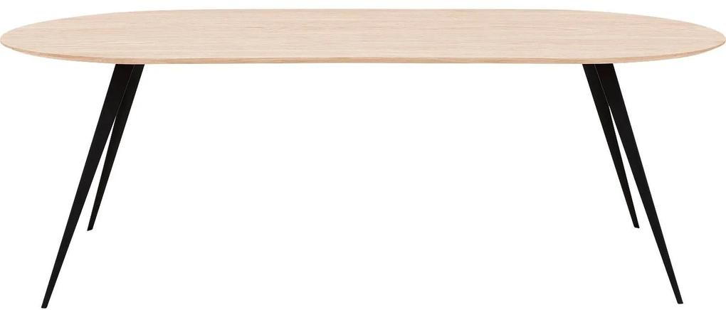 Goossens Excellent Eettafel Floyd, Semi rond 200 x 100 cm