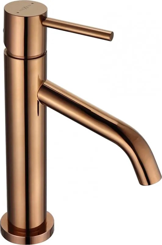 Mexen Rumba wastafelkraan, roze goud - 73500-60