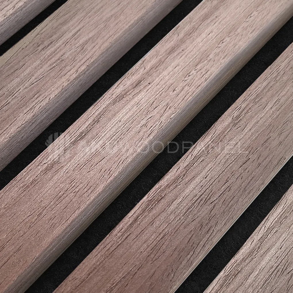 AkuPanel 300 cm Rustiek Walnoot   - Akoestische panelen