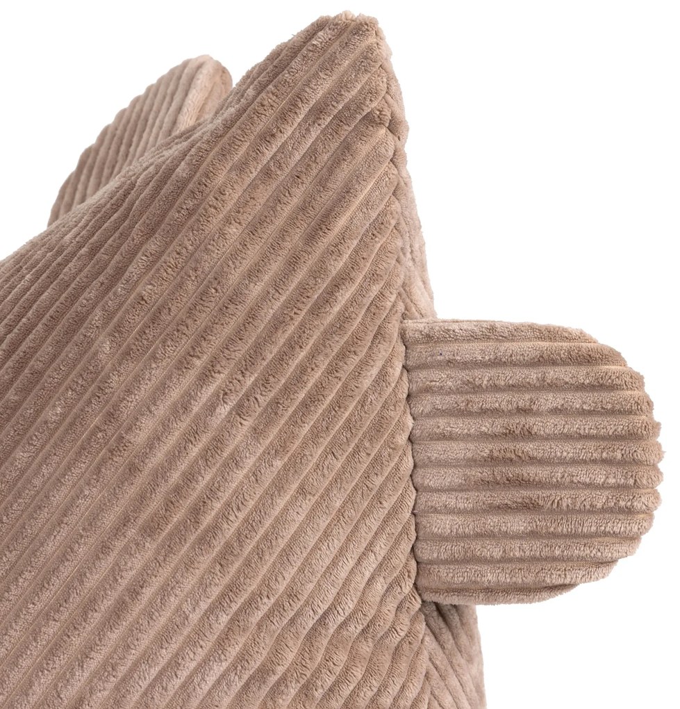 Kinder Zitzak Beer Lounger & Kussen Set - Bruin