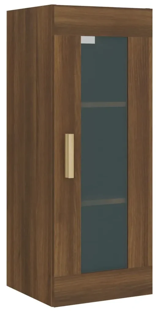 vidaXL Hangkast 34,5x34x90 cm bruineikenkleurig