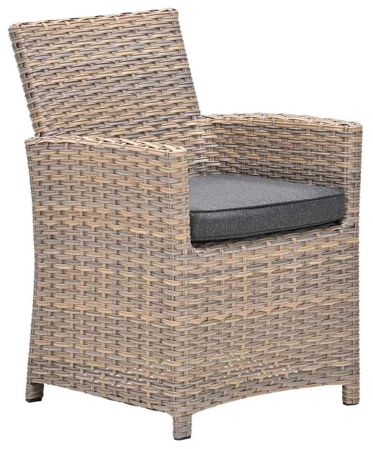 Garden Impressions Alaska lounge dining set 6-delig links - light teak vironwood