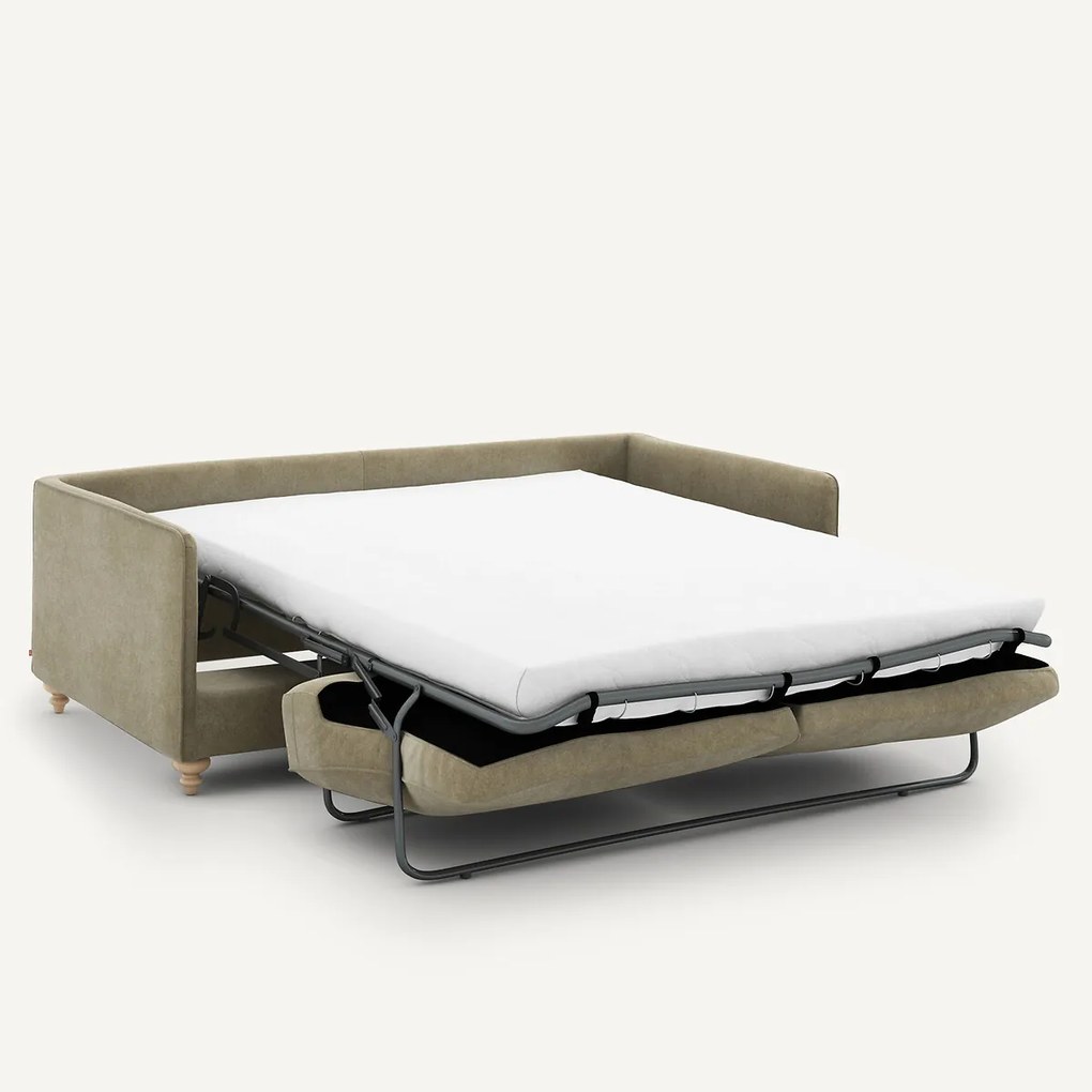 3-zits slaapbank in stonewashed fluweel, Lazare